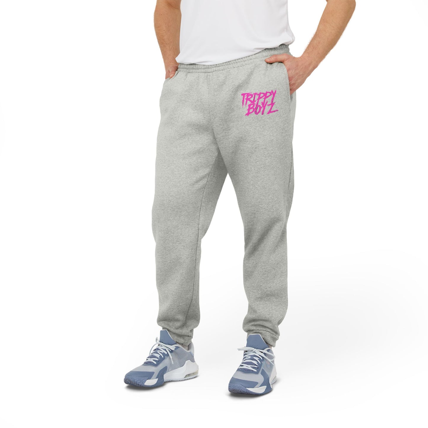 Grey & Black Joggers - Trippy Design™️