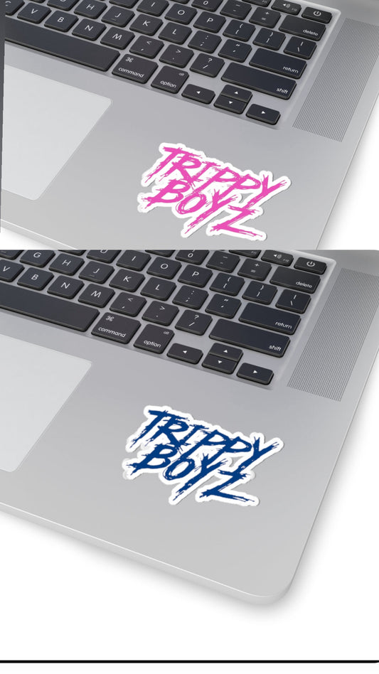 (6)Pink & Navy Blue Stickers Bundle
